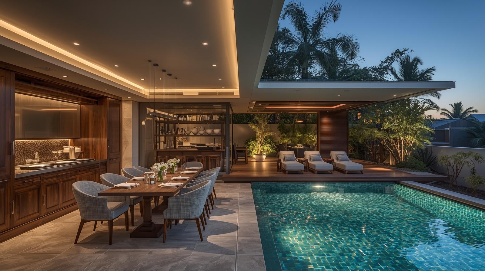 Área Gourmet com Piscina, Alto nível classe alta, alto padrão brasileiro